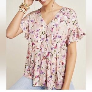 Anthropologie Floral Blouse from Dolan, X-Large
